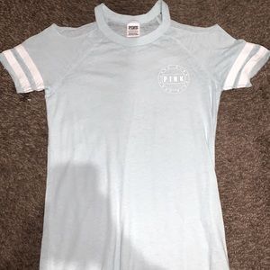 Pink Off The Shoulder Shirt